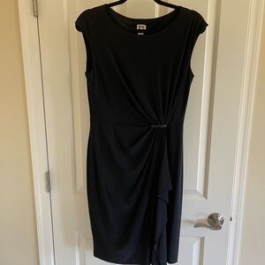 Anne Klein Black Sleeveless Sheath Mini Dress